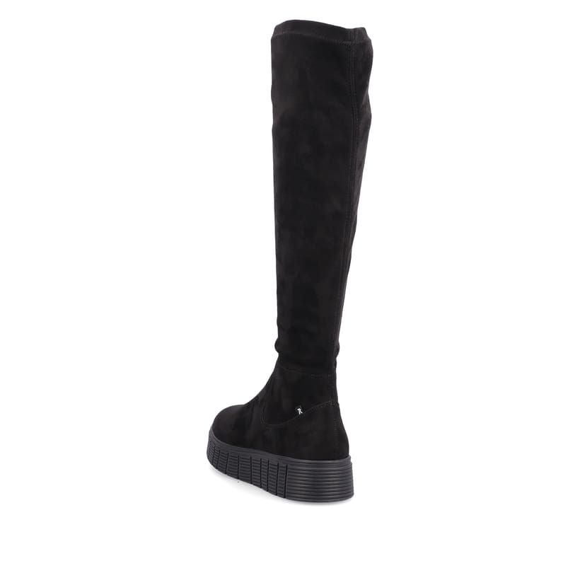 Rieker Artikelnummer W1080-00 Rieker Damen Hochschaftstiefel Deep Black