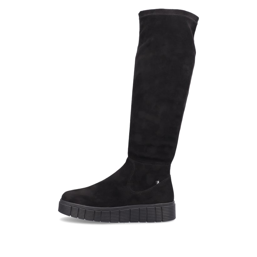 Rieker Artikelnummer W1080-00 Rieker Damen Hochschaftstiefel deep black