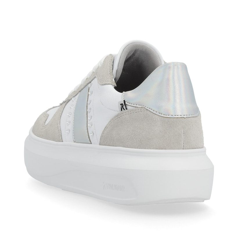 Rieker Artikelnummer W1200-81 Rieker Damen Sneaker Low Clear-white Dust-grey