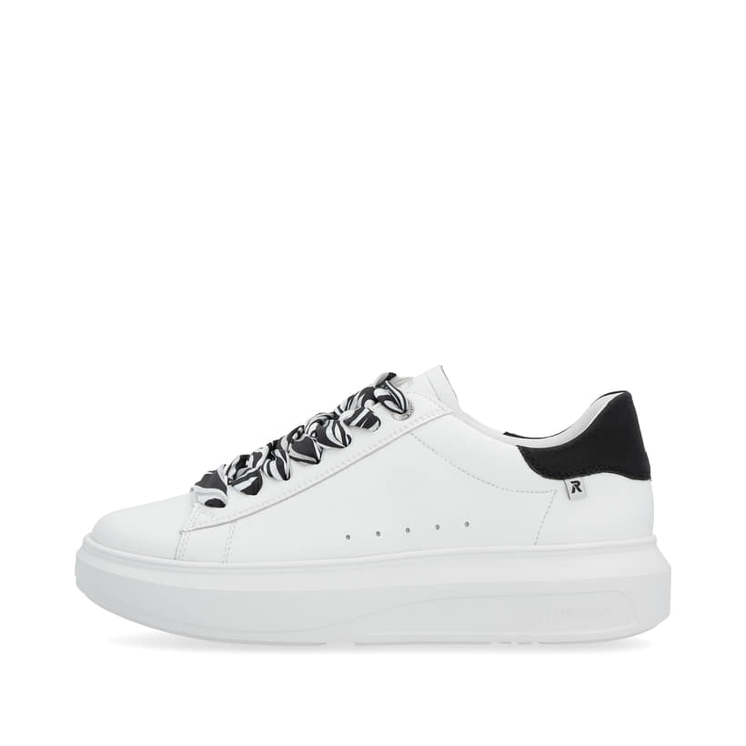 Rieker Artikelnummer W1201-80 Rieker Damen Sneaker Low crystal-white deep-black