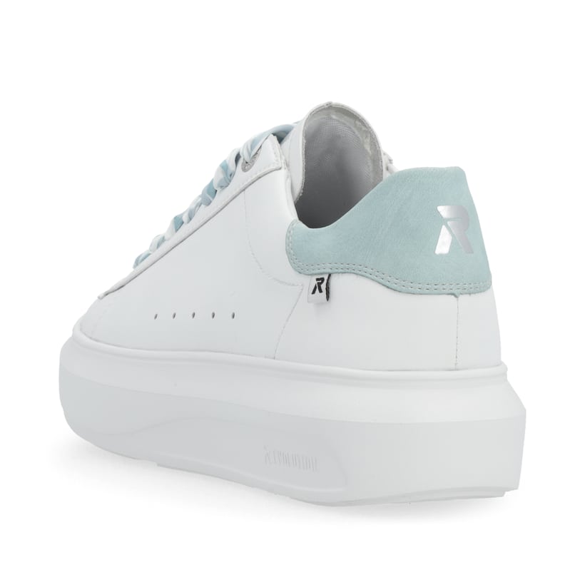 Rieker Artikelnummer W1201-81 Rieker Damen Sneaker Low Clear-white Ice-blue