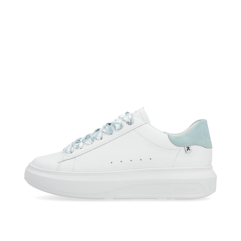 Rieker Artikelnummer W1201-81 Rieker Damen Sneaker Low Clear-white Ice-blue