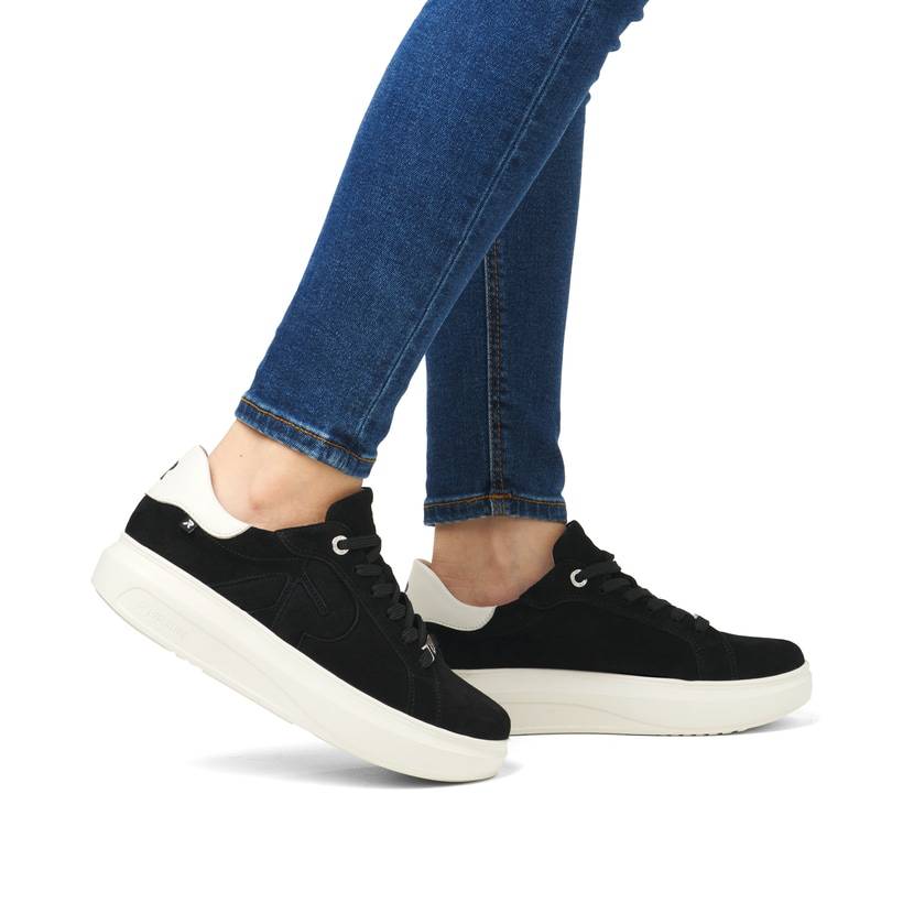 Rieker Artikelnummer W1204-00 Rieker Damen Sneaker Low Urbanschwarz
