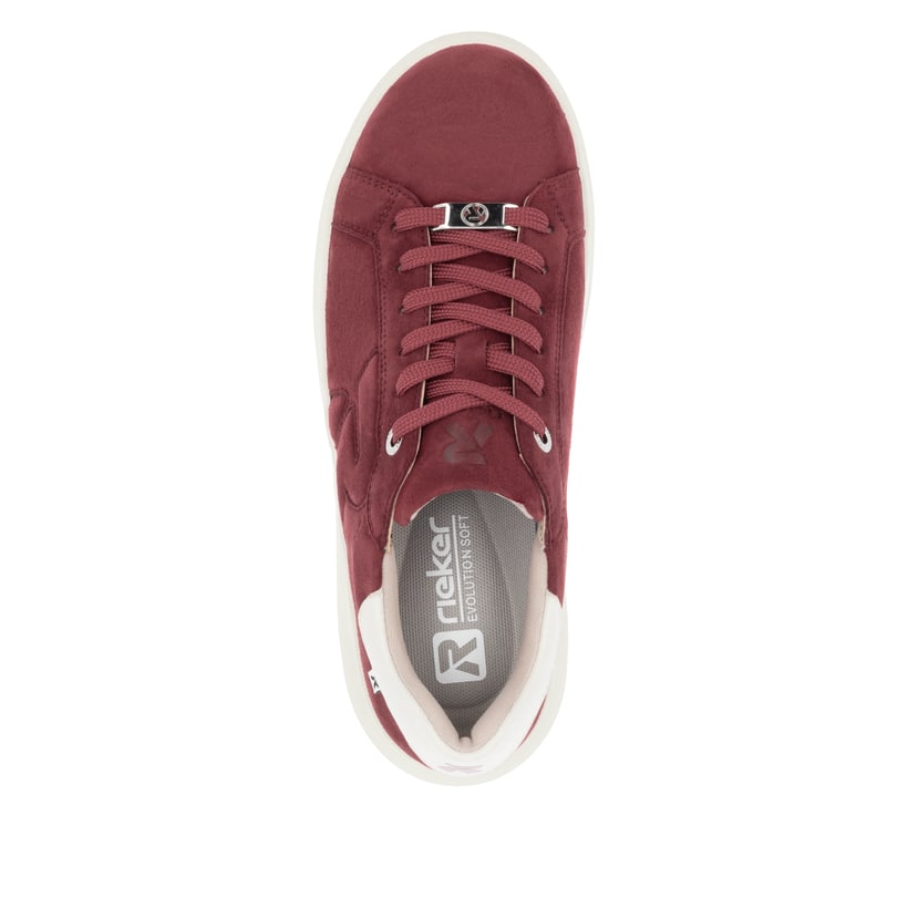 Rieker Artikelnummer W1204-35 Rieker Damen Sneaker Low Kirschrot