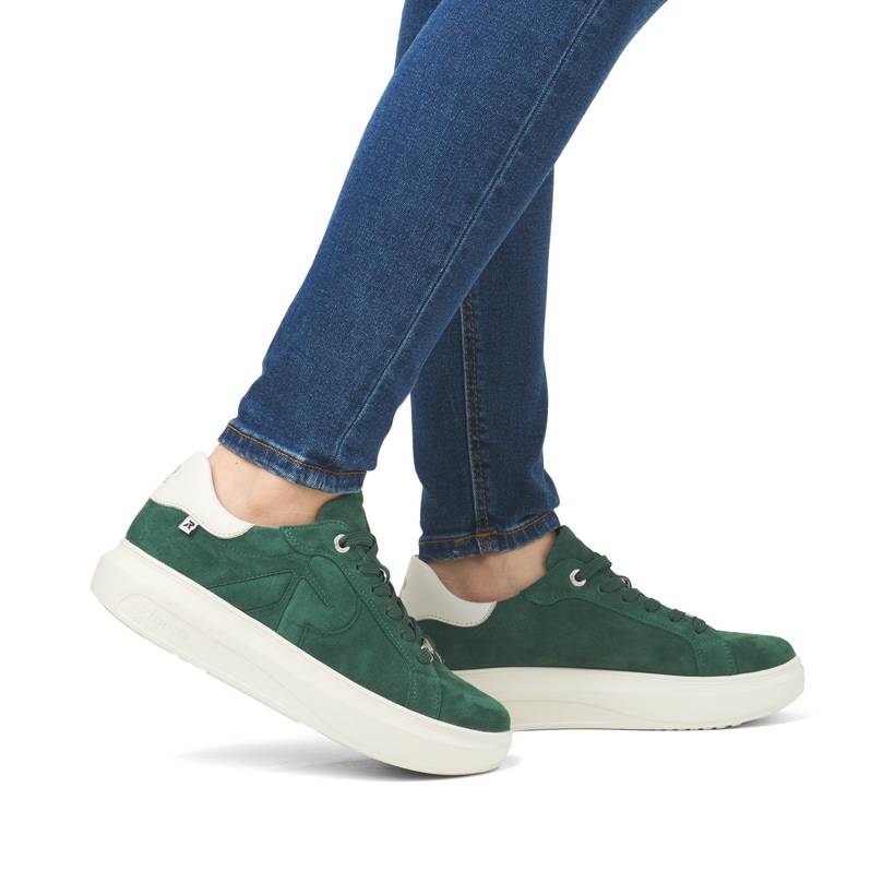 Rieker Artikelnummer W1204-54 Rieker Damen Sneaker Low Waldgrün