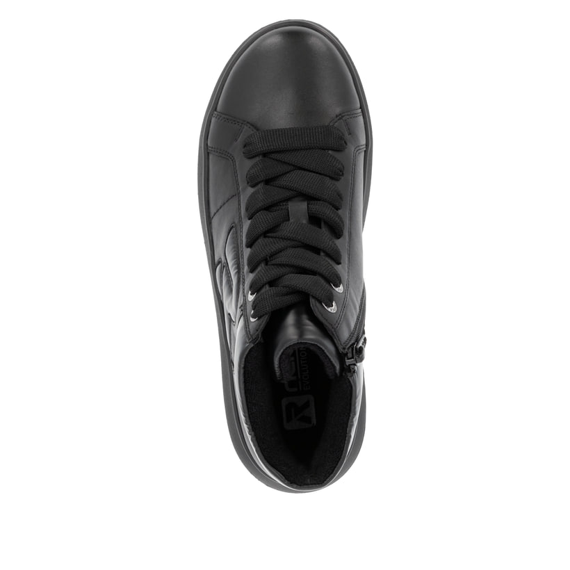 Rieker Artikelnummer W1270-00 Rieker Damen Sneaker High Tiefschwarz