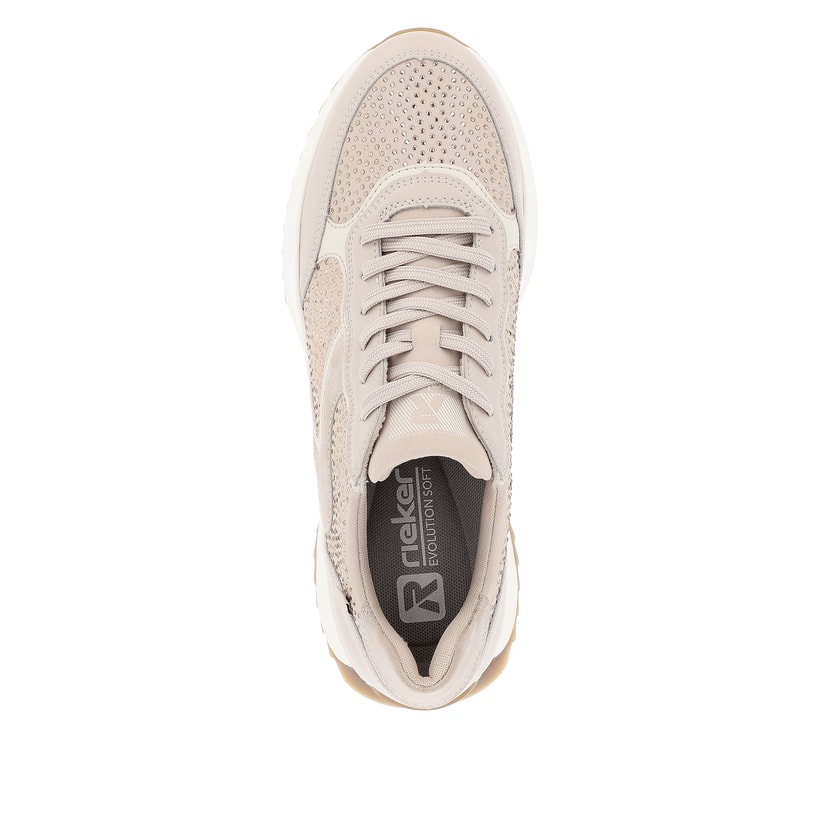 Rieker Artikelnummer W1304-31 Rieker Damen Sneaker Low Champagne