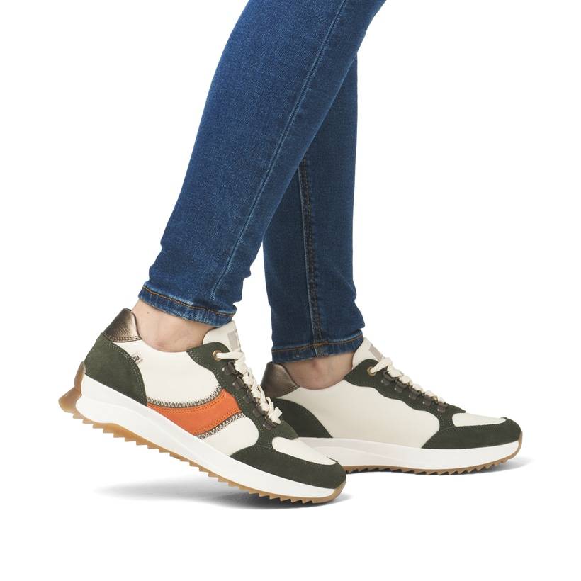 Rieker Artikelnummer W1305-60 Rieker Damen Sneaker Low Blütenweiß