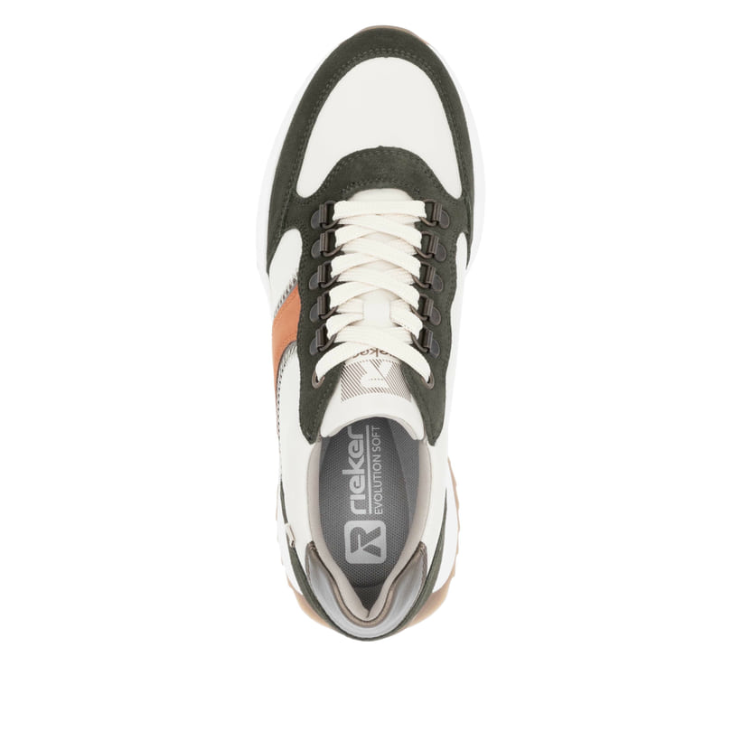 Rieker Artikelnummer W1305-60 Rieker Damen Sneaker Low Blütenweiß