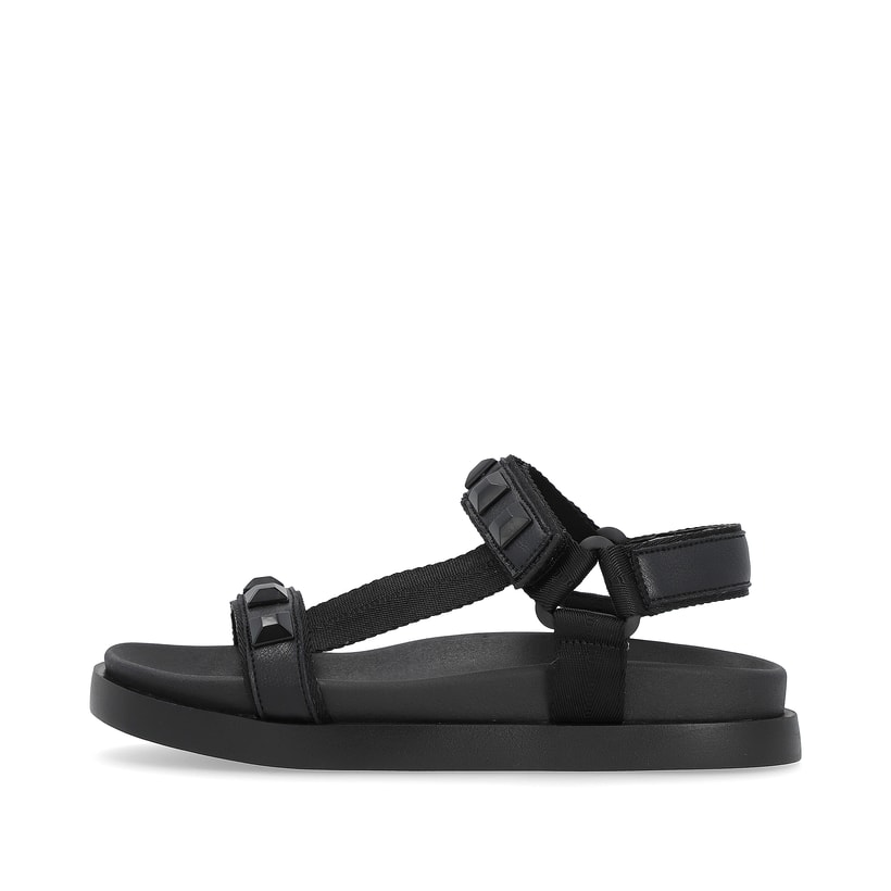 Rieker Artikelnummer W1450-00 Rieker Damen Trekkingsandalen deep black