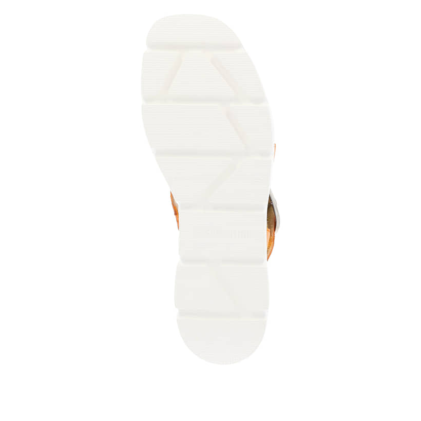 Rieker Artikelnummer W1550-38 Rieker Damen Keilsandaletten Saffron