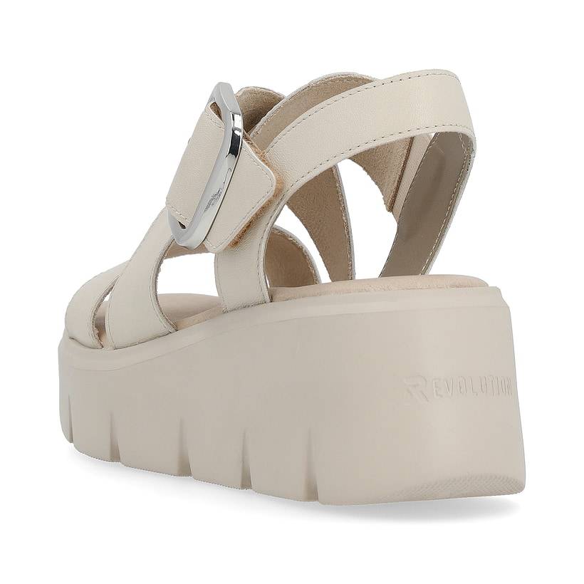 Rieker Artikelnummer W1550-60 Rieker Damen Keilsandaletten Sand Beige