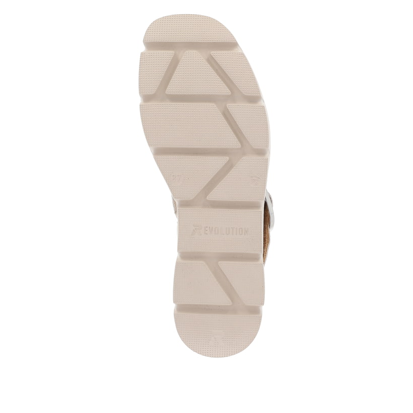 Rieker Artikelnummer W1550-60 Rieker Damen Keilsandaletten Sand Beige