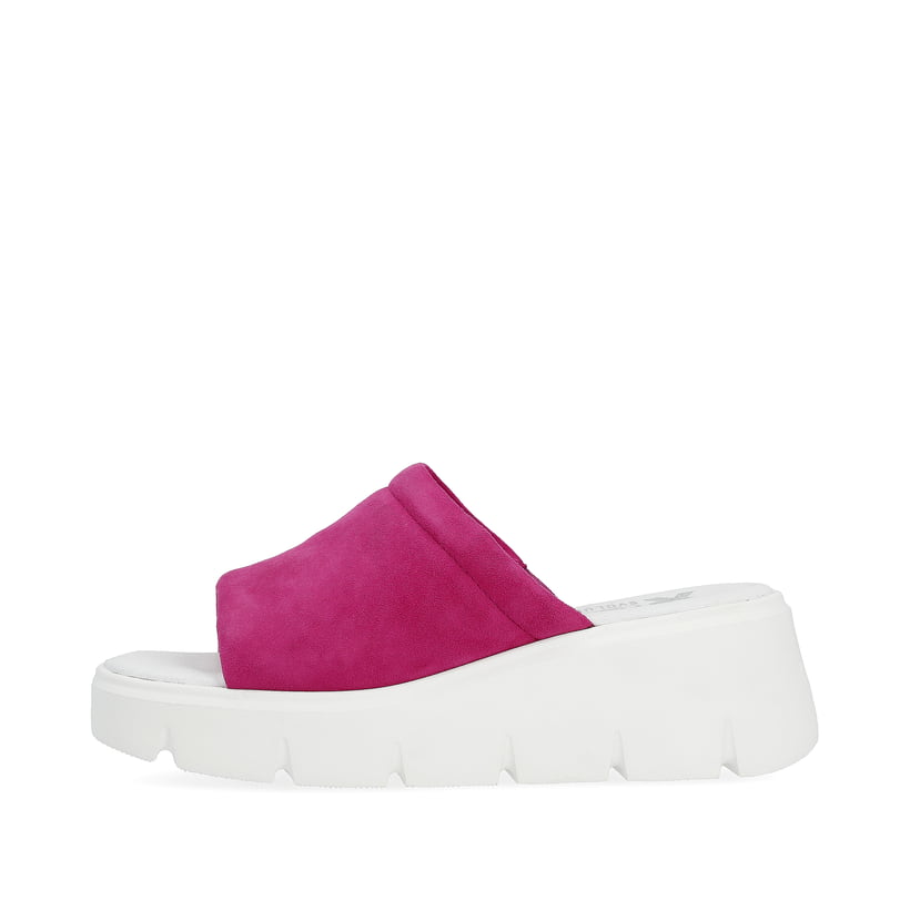 Rieker Artikelnummer W1551-31 Rieker Damen Pantoletten fuchsia