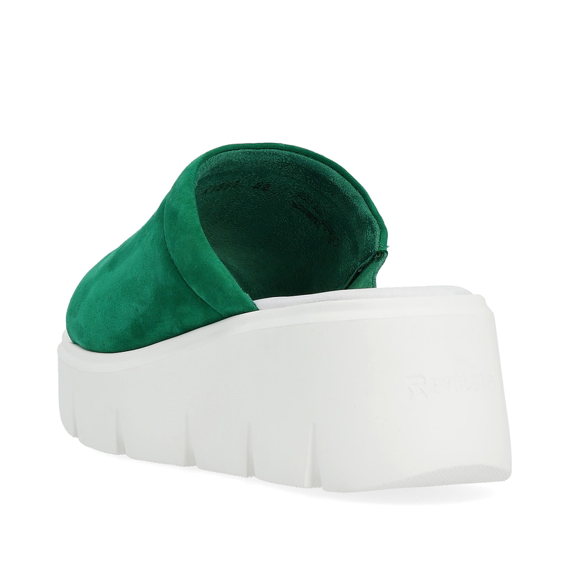 Rieker Artikelnummer W1551-52 Rieker Damen Pantoletten Smaragd Green