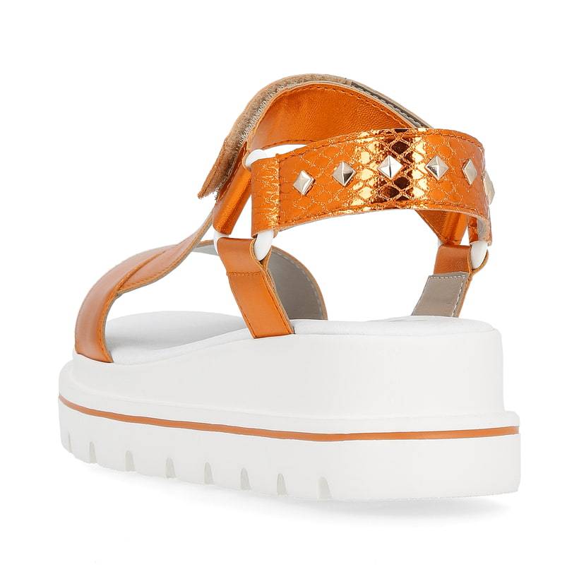 Rieker Artikelnummer W1651-38 Rieker Damen Riemchensandalen Amber
