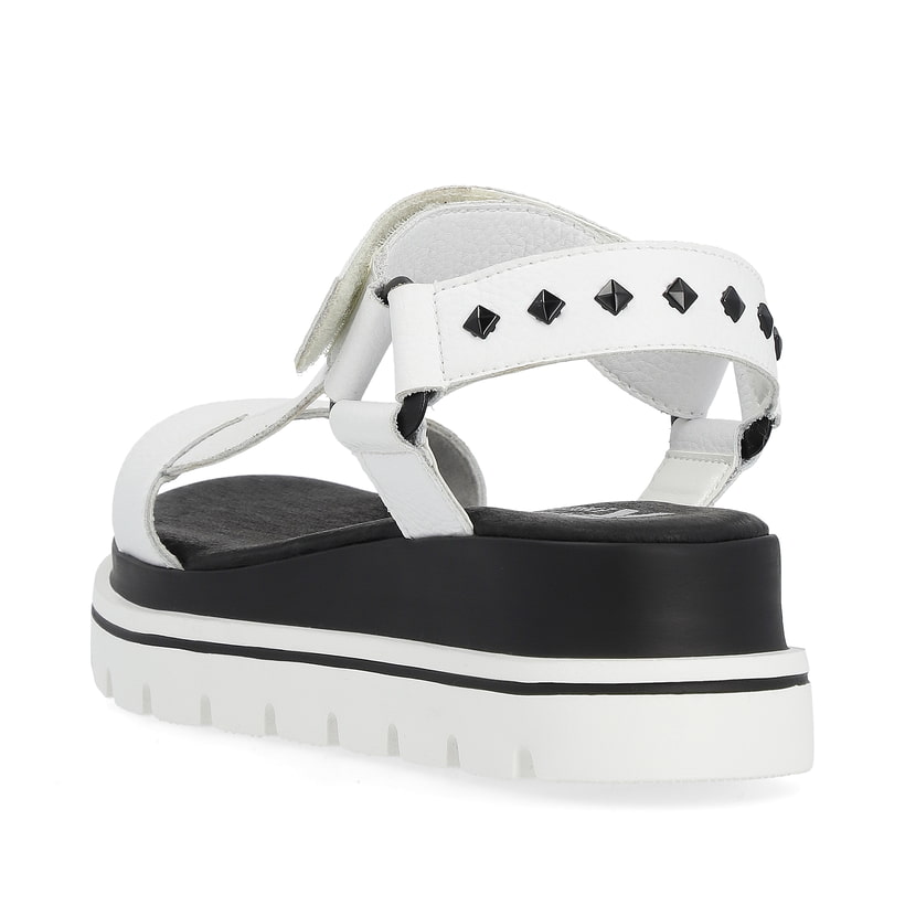 Rieker Artikelnummer W1651-80 Rieker Damen Riemchensandalen Pearl White