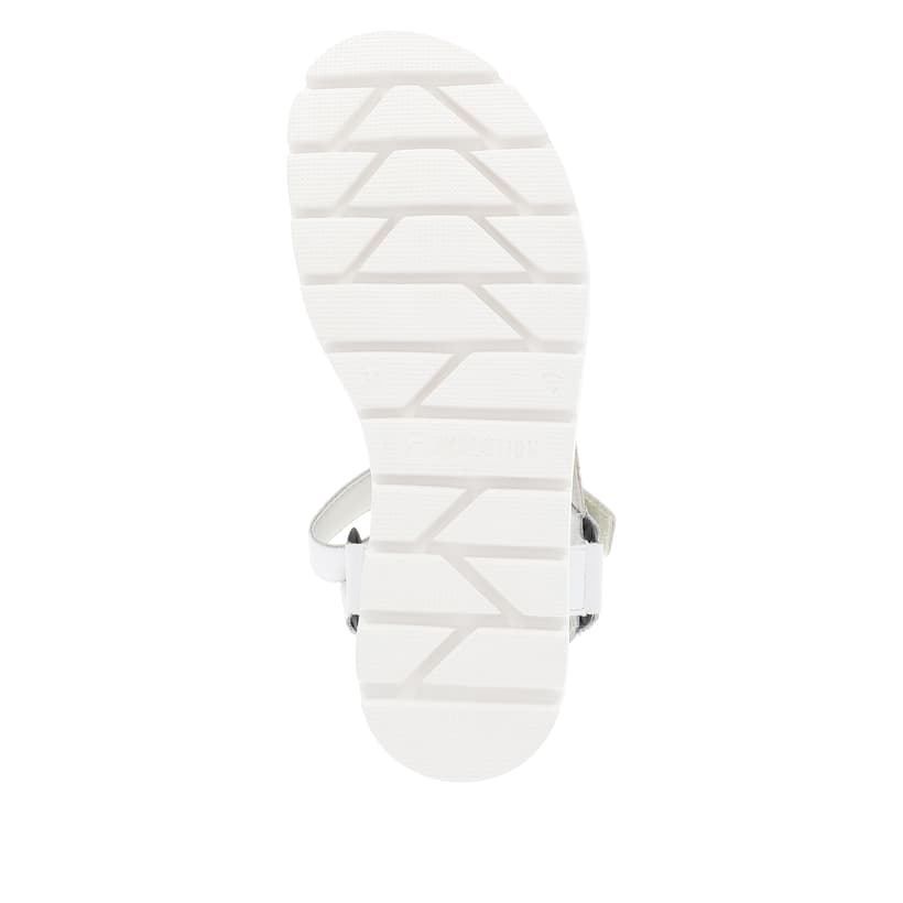 Rieker Artikelnummer W1651-80 Rieker Damen Riemchensandalen Pearl White