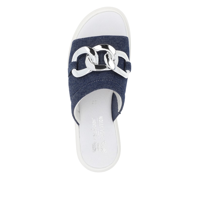 Rieker Artikelnummer W1652-14 Rieker Damen Pantoletten Denim