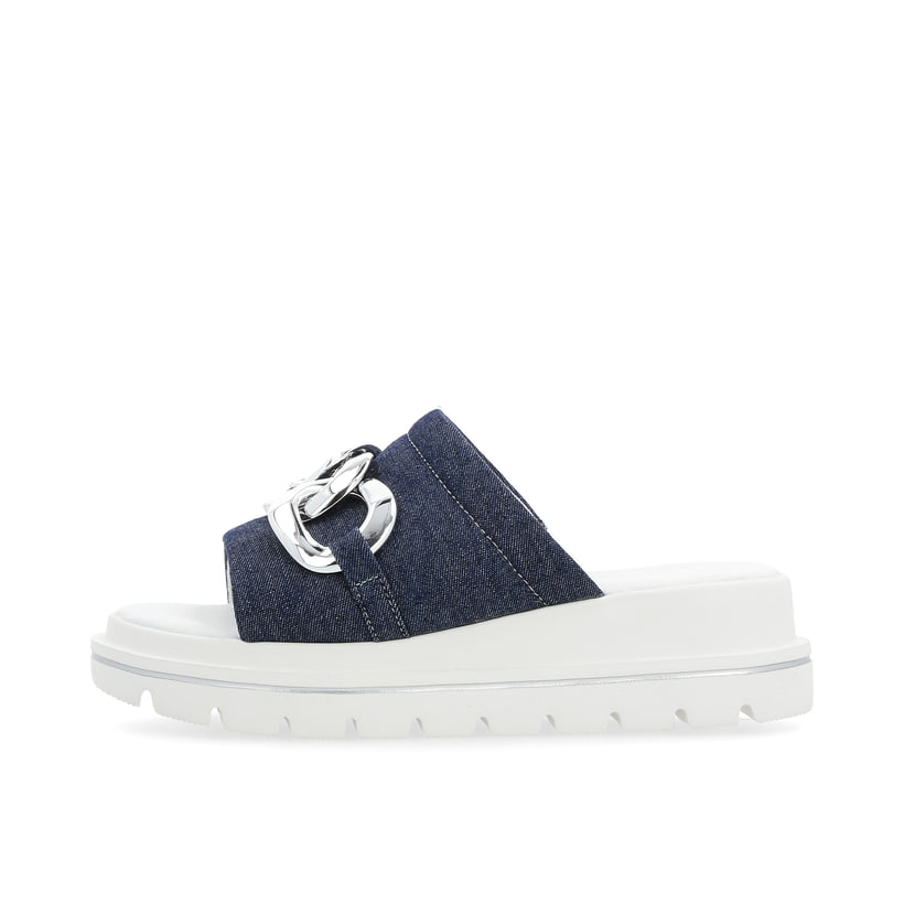 Rieker Artikelnummer W1652-14 Rieker Damen Pantoletten Denim