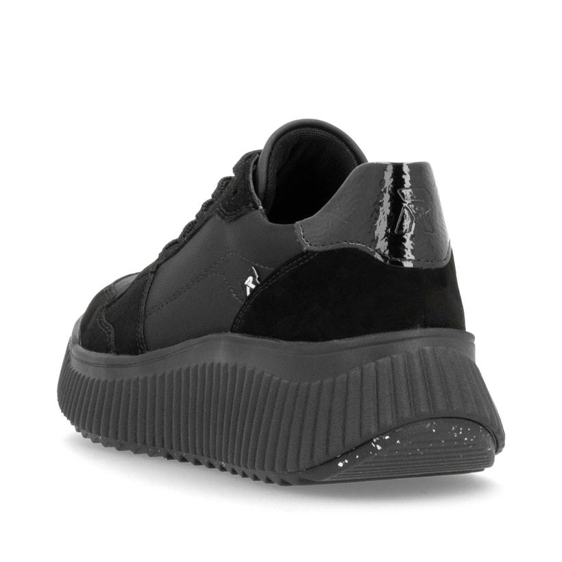 Rieker Artikelnummer W1700-00 Rieker Damen Sneaker Low Carbonschwarz