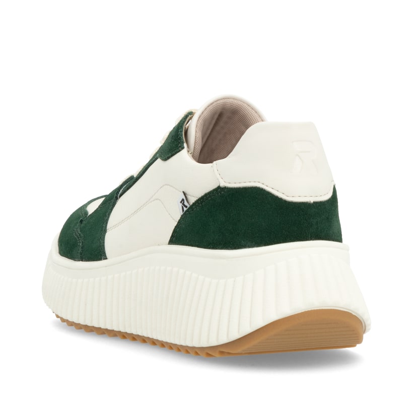 Rieker Artikelnummer W1700-61 Rieker Damen Sneaker Low Vanilleweiß-grün