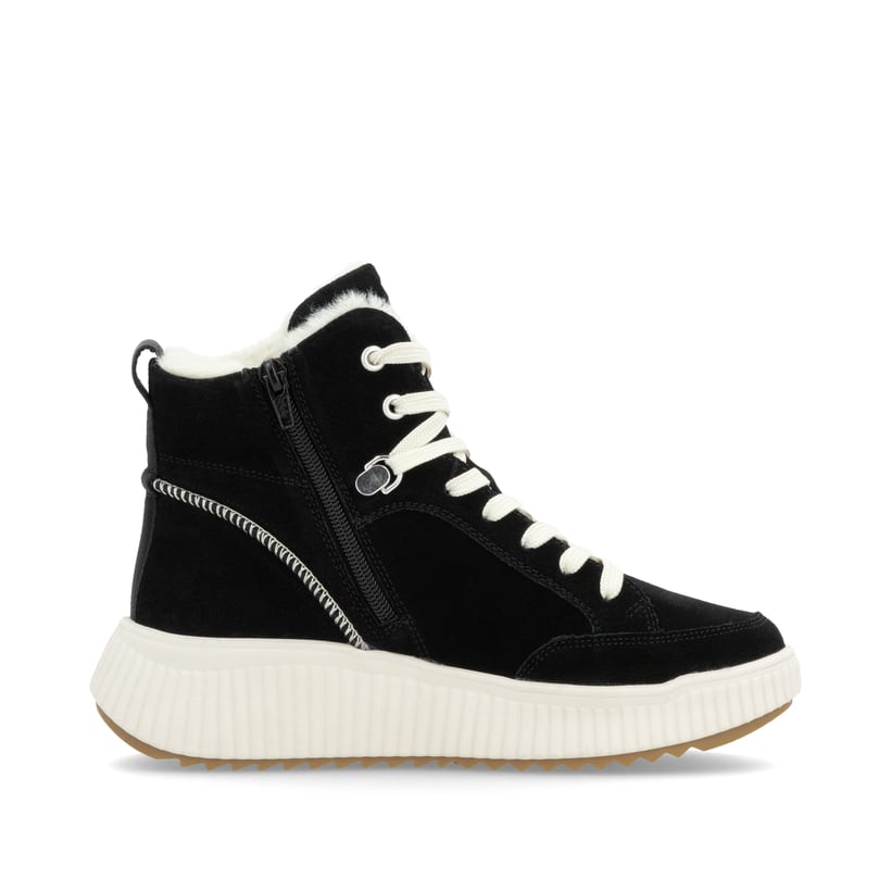 Rieker Artikelnummer W1771-00 Rieker Damen Schnürstiefel Urbanschwarz