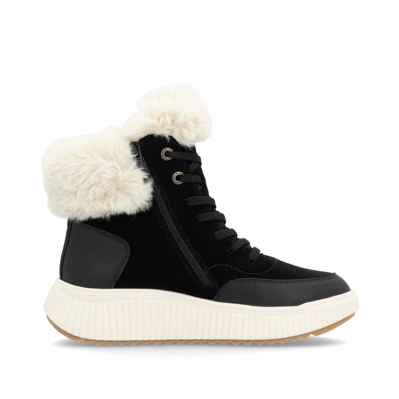 Rieker Artikelnummer W1773-00 Rieker Damen Kurzstiefel Graphitschwarz