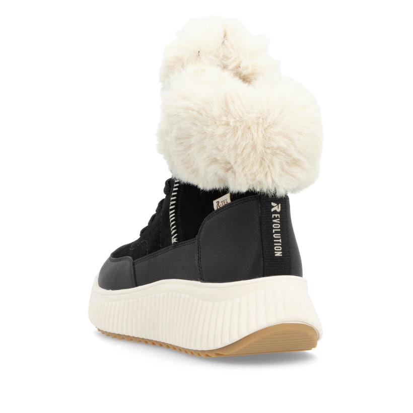 Rieker Artikelnummer W1773-00 Rieker Damen Kurzstiefel Graphitschwarz