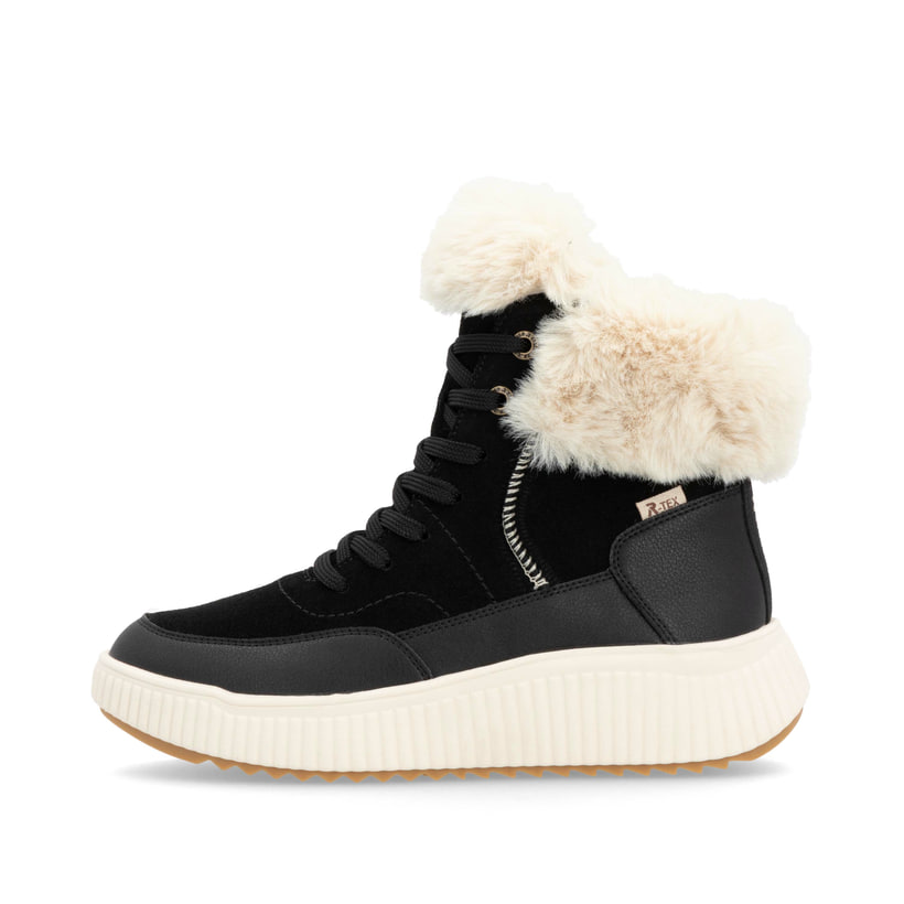 Rieker Artikelnummer W1773-00 Rieker Damen Kurzstiefel graphitschwarz