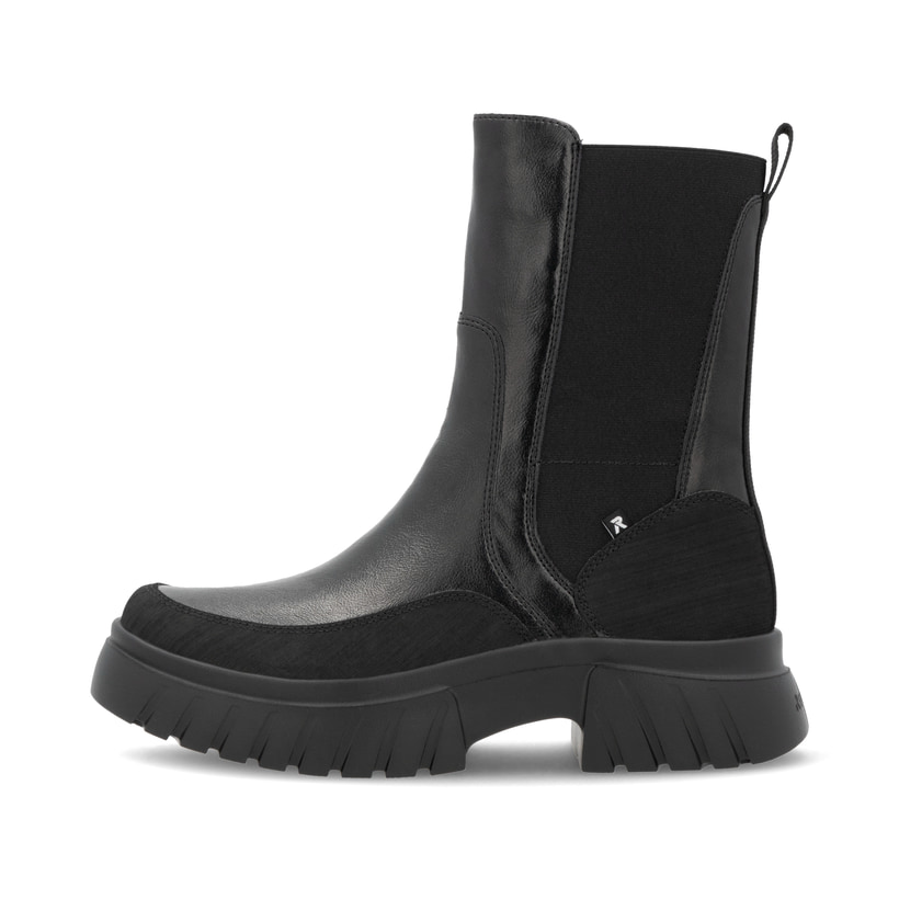 Rieker Artikelnummer W1872-01 Rieker Damen Chelsea Boots mattschwarz