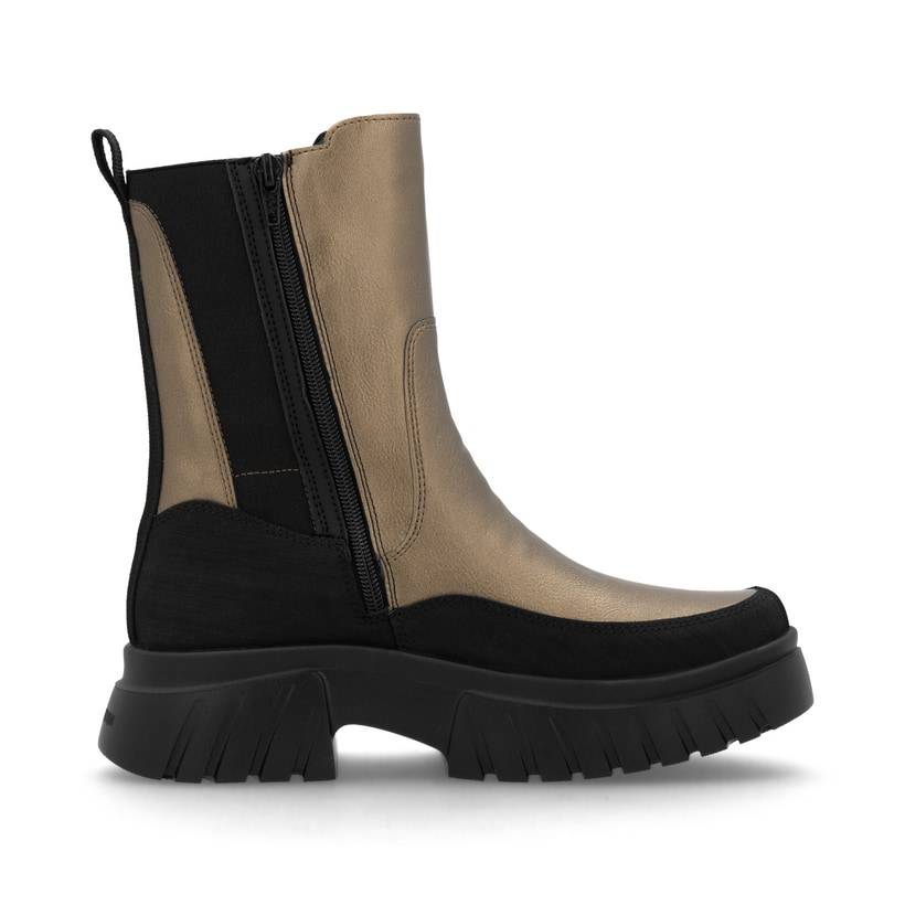 Rieker Artikelnummer W1872-90 Rieker Damen Chelsea Boots Bronze-schwarz