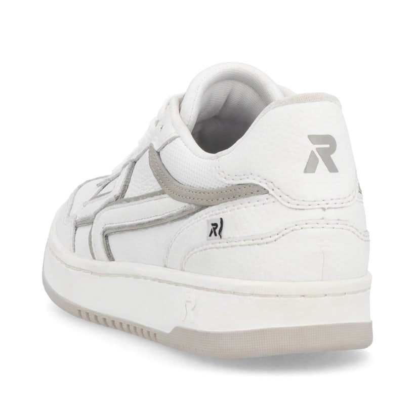 Rieker Artikelnummer W1900-80 Rieker Damen Sneaker Low Frostweiß-grau