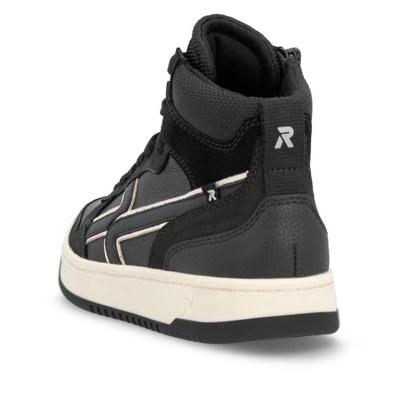 Rieker Artikelnummer W1970-00 Rieker Damen Sneaker High Carbonschwarz