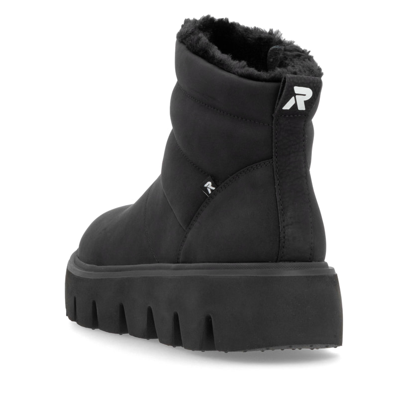 Rieker Artikelnummer W2070-00 Rieker Damen Kurzstiefel Graphitschwarz