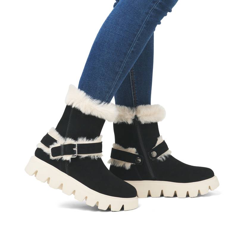 Rieker Artikelnummer W2073-00 Rieker Damen Kurzstiefel Urbanschwarz