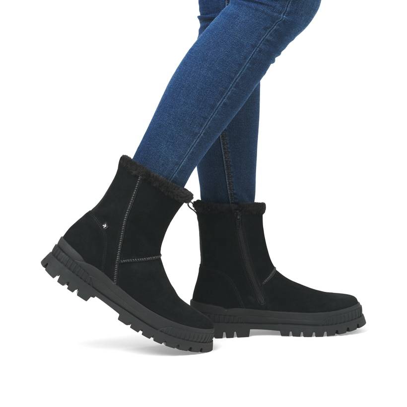 Rieker Artikelnummer W2172-00 Rieker Damen Stiefeletten Tiefschwarz