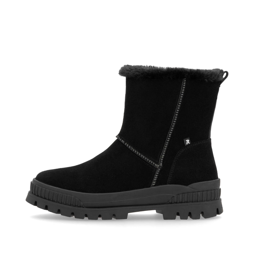 Rieker Artikelnummer W2172-00 Rieker Damen Stiefeletten Tiefschwarz