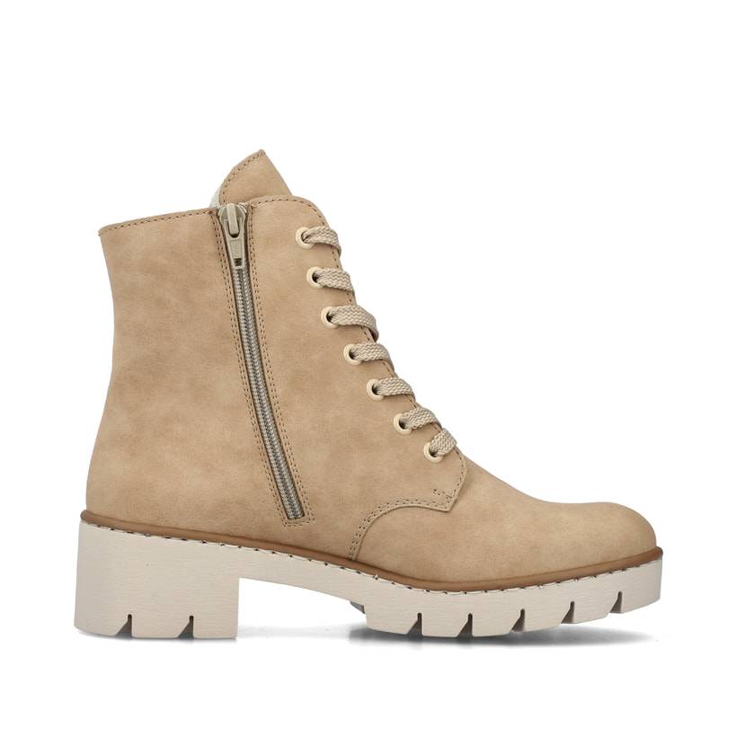 Rieker Artikelnummer X5702-60 Rieker Damen Schnürstiefel Braunbeige
