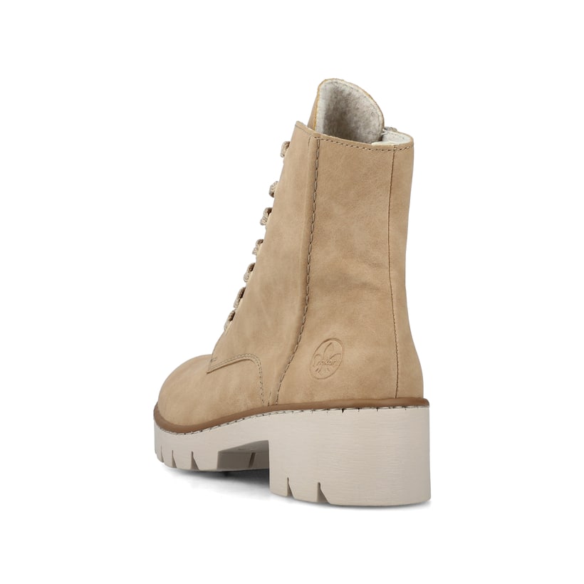 Rieker Artikelnummer X5702-60 Rieker Damen Schnürstiefel Braunbeige