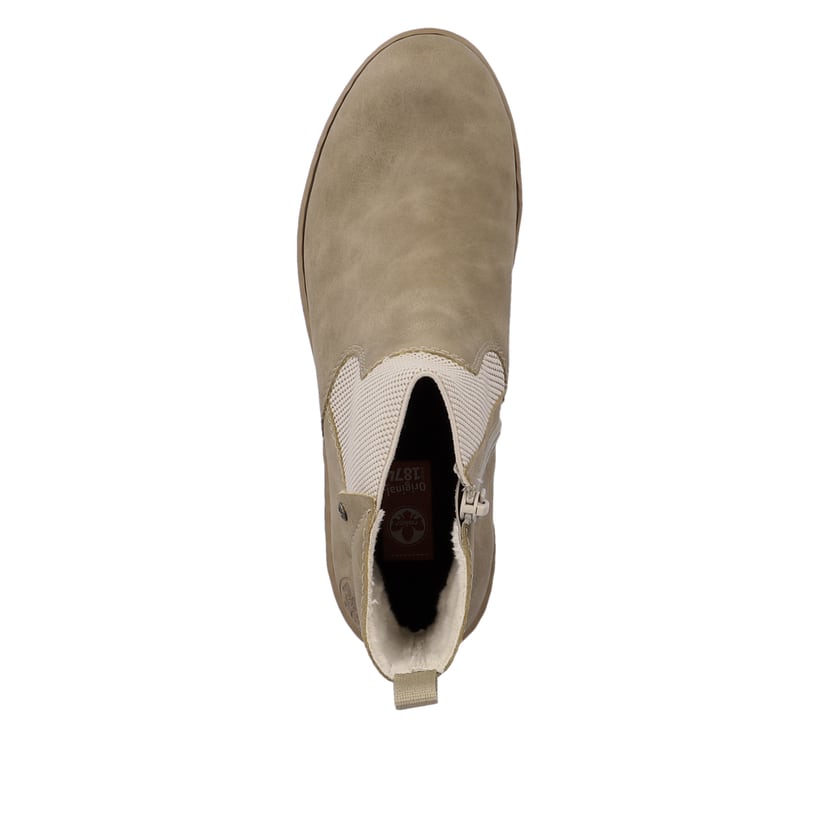 Rieker Artikelnummer X5756-64 Rieker Damen Chelsea Boots Beigebraun