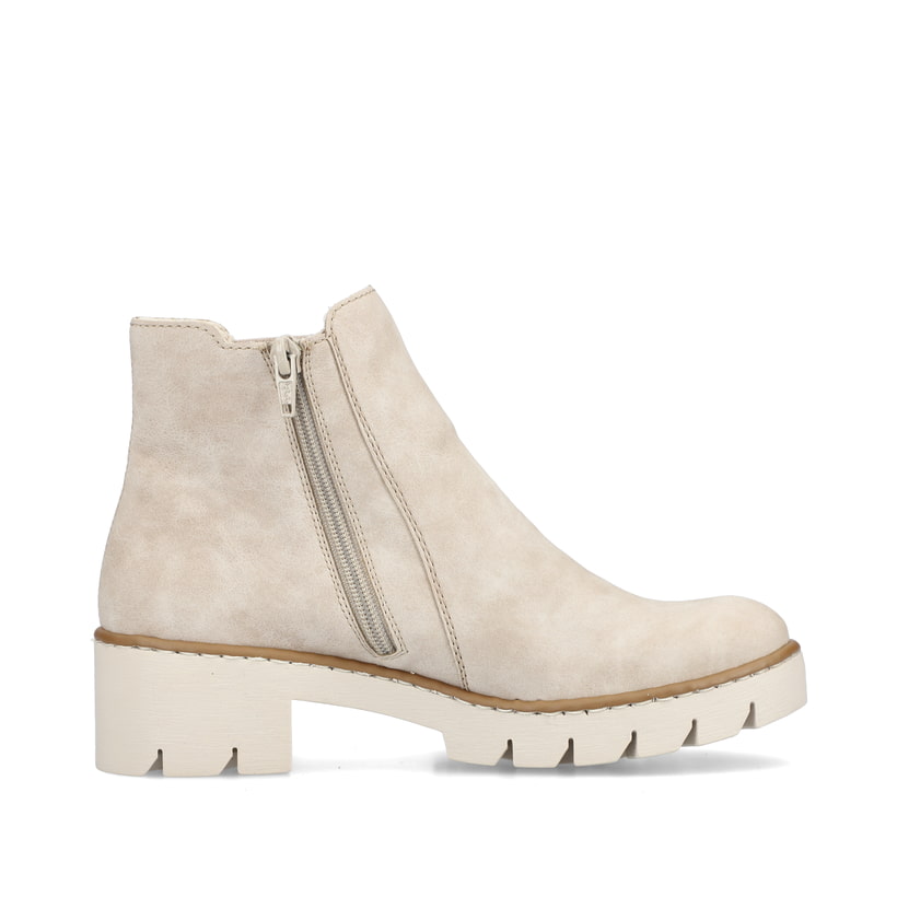 Rieker Artikelnummer X5772-60 Rieker Damen Chelsea Boots Hellbeige