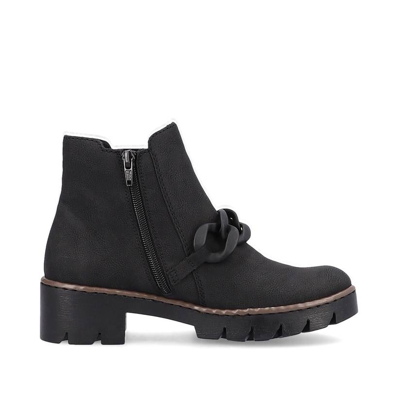 Rieker Artikelnummer X5773-00 Rieker Damen Chelsea Boots Tiefschwarz