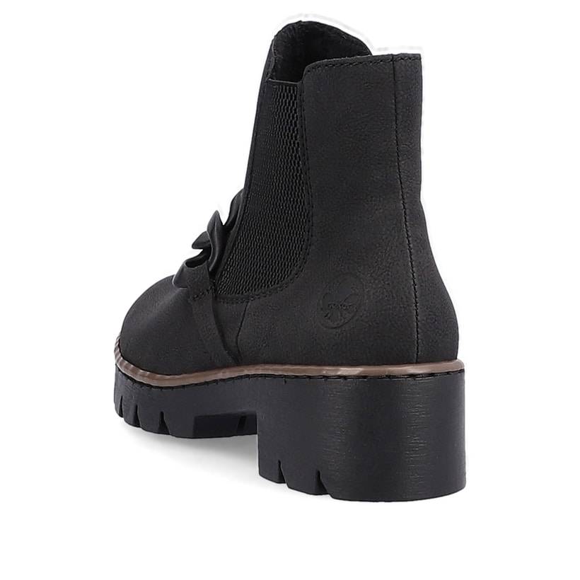 Rieker Artikelnummer X5773-00 Rieker Damen Chelsea Boots Tiefschwarz