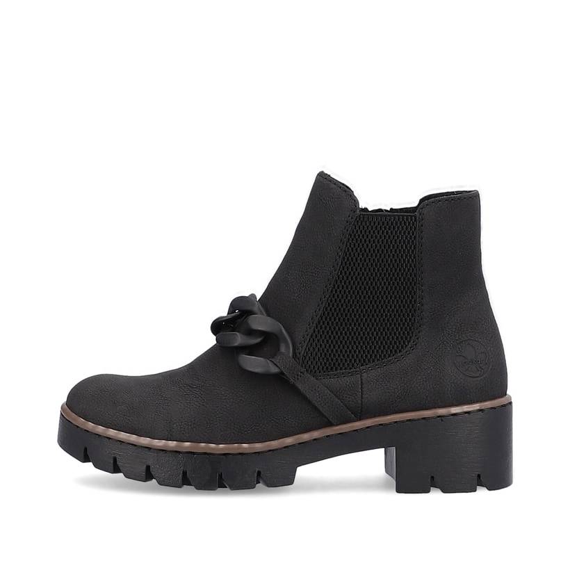 Rieker Artikelnummer X5773-00 Rieker Damen Chelsea Boots tiefschwarz