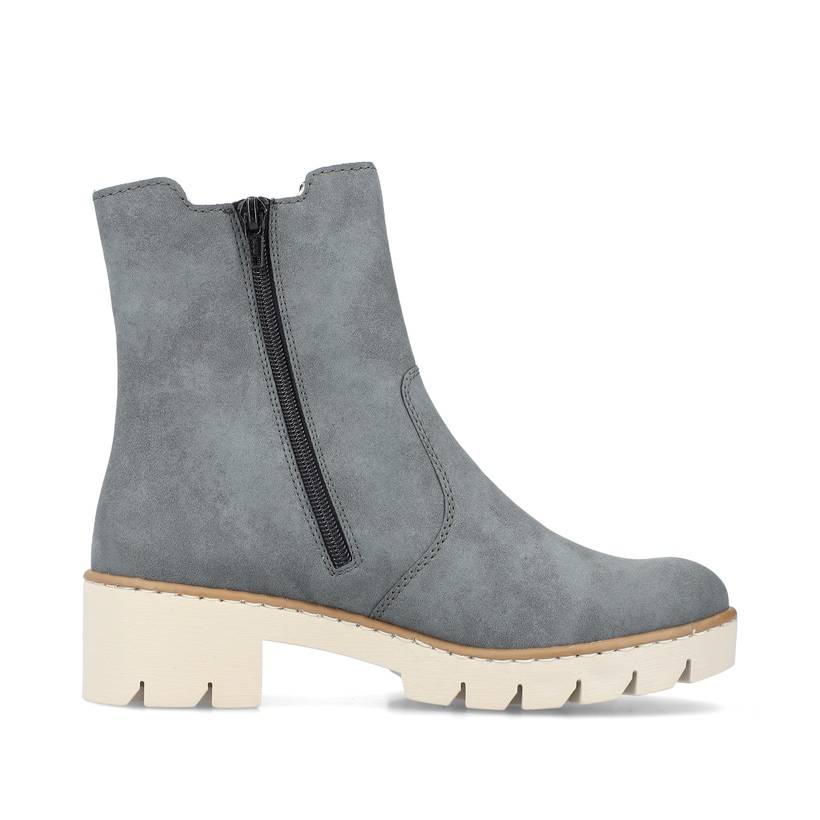 Rieker Artikelnummer X5780-14 Rieker Damen Chelsea Boots Graublau