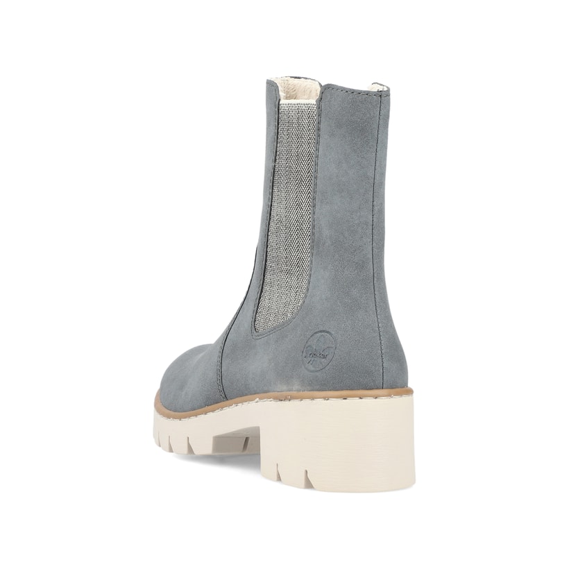 Rieker Artikelnummer X5780-14 Rieker Damen Chelsea Boots Graublau