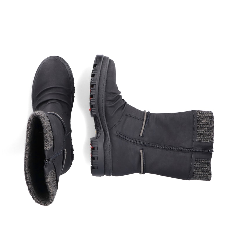 Rieker Artikelnummer X8283-00 Rieker Damen Kurzstiefel Nachtschwarz