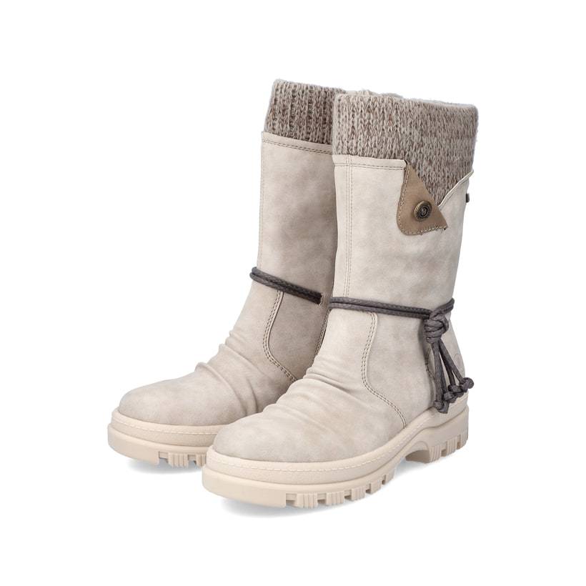 Rieker Artikelnummer X8283-60 Rieker Damen Kurzstiefel vanillebeige