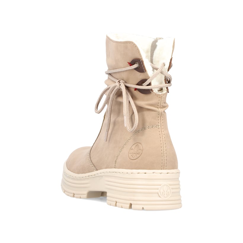 Rieker Artikelnummer X8558-20 Rieker Damen Kurzstiefel Cremebeige